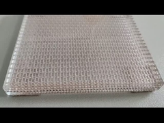 तांबा 5 मिमी मोटाई उच्च वृद्धि भवनों के लिए टिकाऊ लेमिनेटेड ग्लास जाल