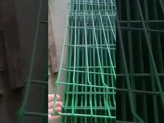 पीच पोस्ट के साथ 50×200 मिमी 4 मिमी घुमावदार उद्यान बाड़