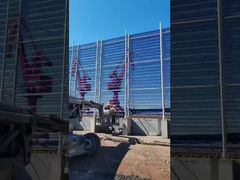 आपके लिए हवा और धूल को रोकने के लिए हरे स्टेनलेस स्टील शीट विंडब्रेक बाड़ का परिचय दें