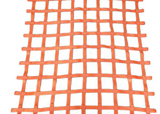 ऑरेंज 1×1m 2×2m 4×4m सुरक्षा लिफ्टिंग नेट अच्छा प्रभाव प्रतिरोध