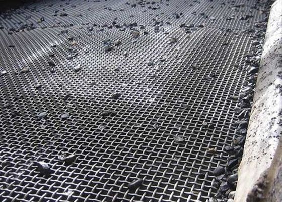 खनन के लिए 0.71 मिमी कम कार्बन स्टील क्रशर स्क्रीन मेश