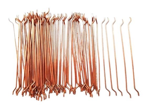 हुक एंड 1.0mm स्टील फाइबर प्रभाव प्रतिरोधी असर क्षमता में सुधार करता है