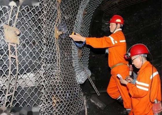चेन लिंक माइन सपोर्ट मेष ️ कसकर लगाव के लिए नरम और लचीला