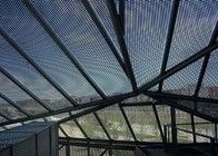 भवनों के लिए एल्यूमीनियम विस्तारित धातु सनशेड 2.5 मिमी मोटाई