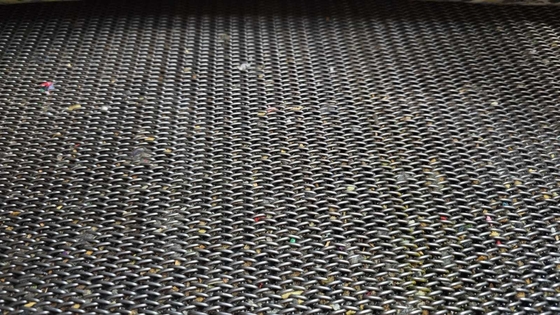 स्टेनलेस स्टील 304 स्पाइरल वायर 0.8mm बैलेंस वीव बेल्ट