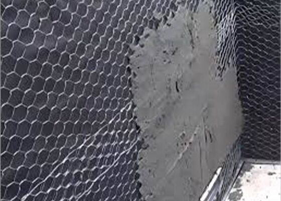 छत और दीवार को मजबूत करने के लिए स्टुको मेश के रूप में इस्तेमाल की जाने वाली हेक्सागोनल वायर मेश