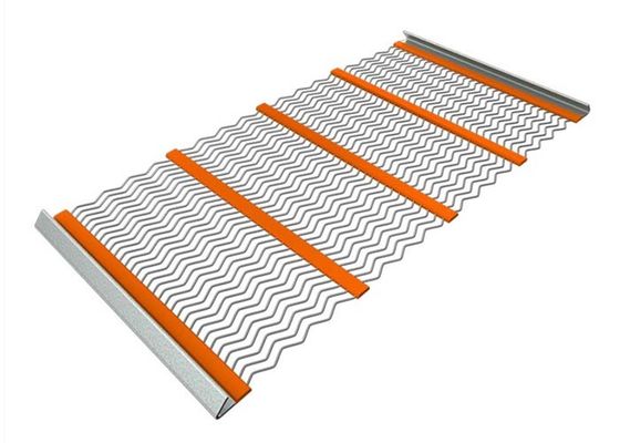 हुक के साथ संकुचित तार खनन स्व-सफाई स्क्रीन जाल