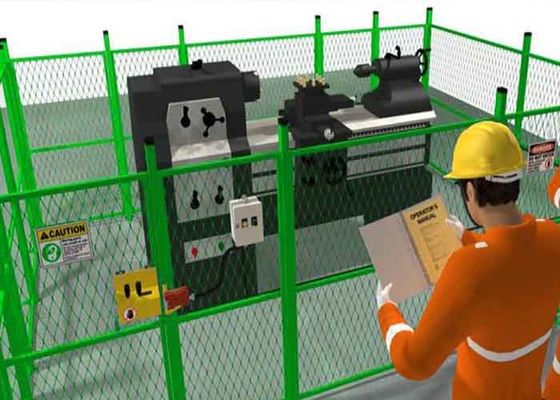 हीरा विस्तारित धातु मशीन गार्ड बाड़ 2-4 मिमी मोटाई