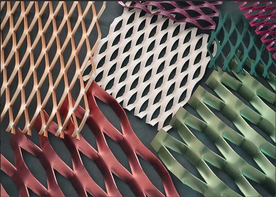 कस्टम स्टेनलेस स्टील विस्तारित जाल ASTM F1267 संक्षारण प्रतिरोध के साथ