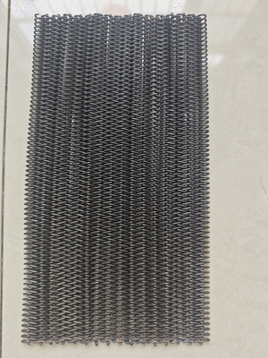 स्टेनलेस स्टील 304 स्पाइरल वायर 0.8mm बैलेंस वीव बेल्ट